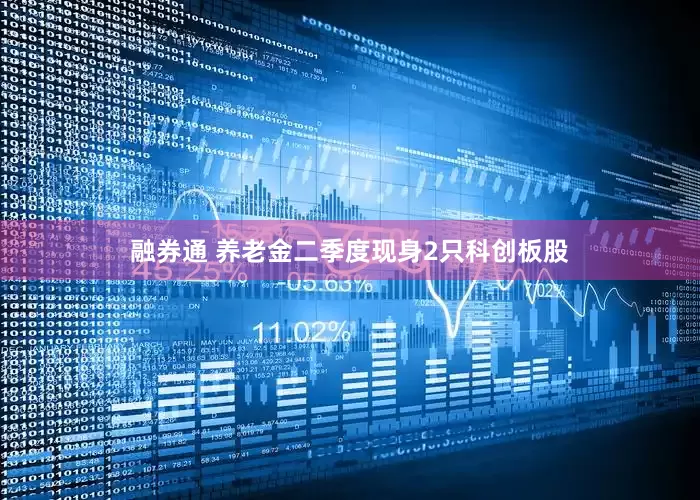 融券通 养老金二季度现身2只科创板股